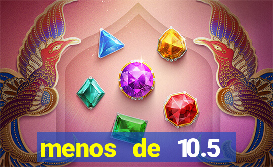 menos de 10.5 escanteios o que significa